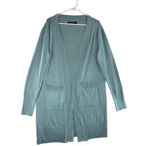 Merokeety Blue Cardigan Sweater Women's Size L